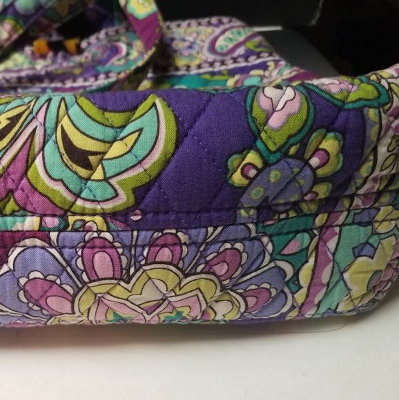 Vera Bradley Heather totebag 11.5 in x 12.25 in matching tights o/s - Picture 5 of 7